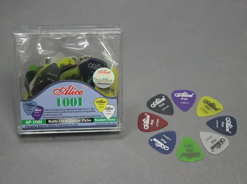 Квадратная коробка 100 шт. блестящие медиаторы 0 58/0 71/0 81 мм|picks plectrums|guitar pick plectrumclear