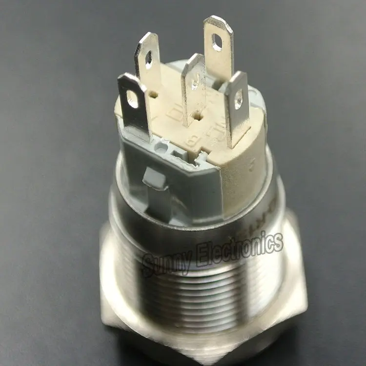 Водонепроницаемый из нержавеющей стали синий зеленый красный желтый светодиод 12