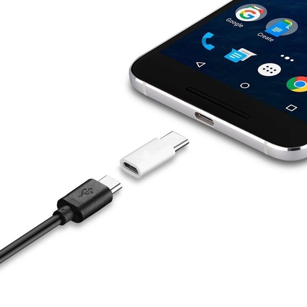5 шт. Алюминиевый USB 3 1 Type C к Micro V8 адаптер конвертер для Samsung A3 A5 A7 2017 Letv Leeco Le Max 2/Pro/3/S3