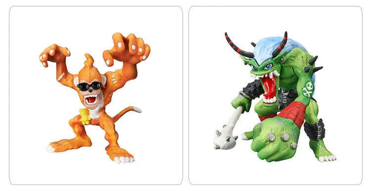 PrettyAngel-Подлинная Bandai Digimon Digital Monster Capsule Mascot коллекция Ver. 7,0 мини-фигурка из 5 шт