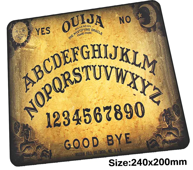 Ouija доска коврик для мыши 240x200x3 мм мыши лучшие игровые коврики для мыши для геймеров рождественские подарки персонализированные коврики для мыши Коврик для мыши красочный ПК коврик