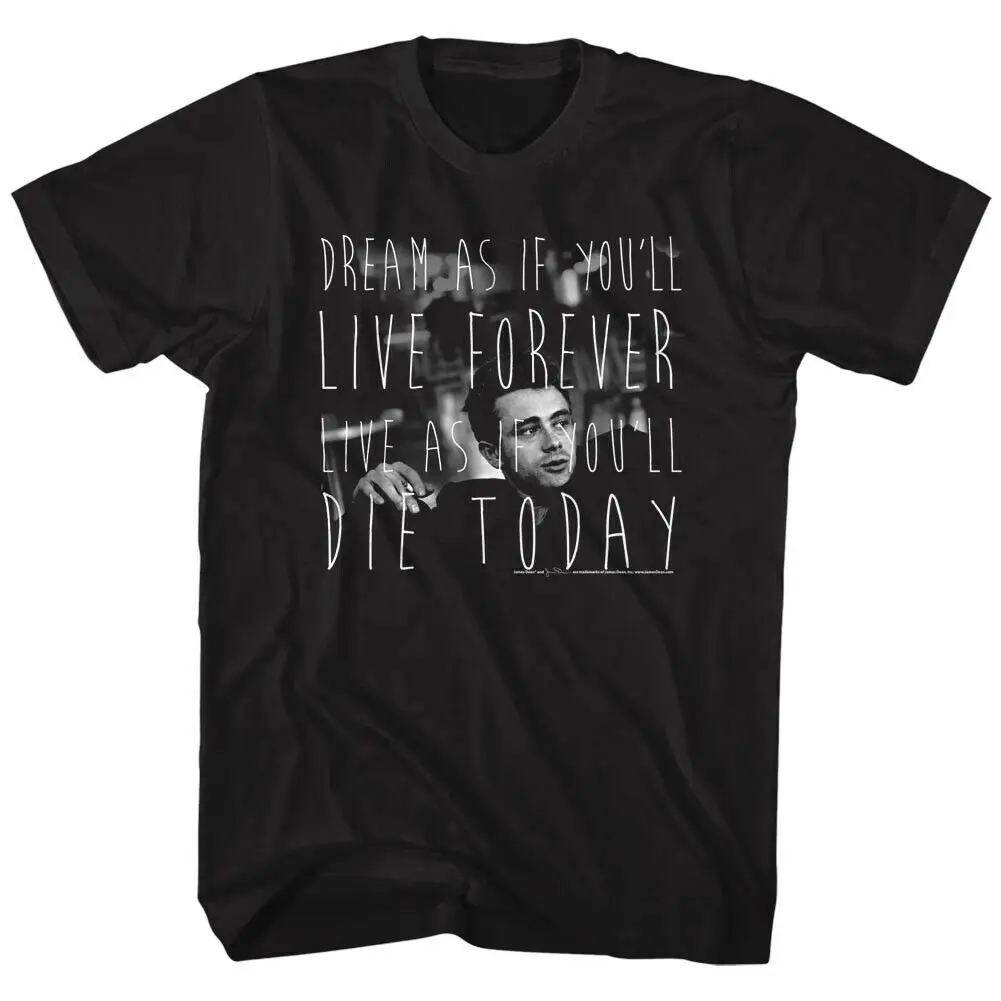 JAMES DEAN Мужская футболка с коротким рукавом черная вереска | одежда
