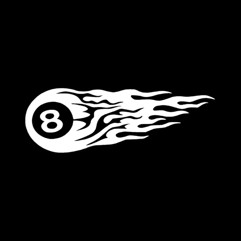 QYPF 17 7*6 см пляжный волейбол № 8 Шар винил пламя графический декор стикер для