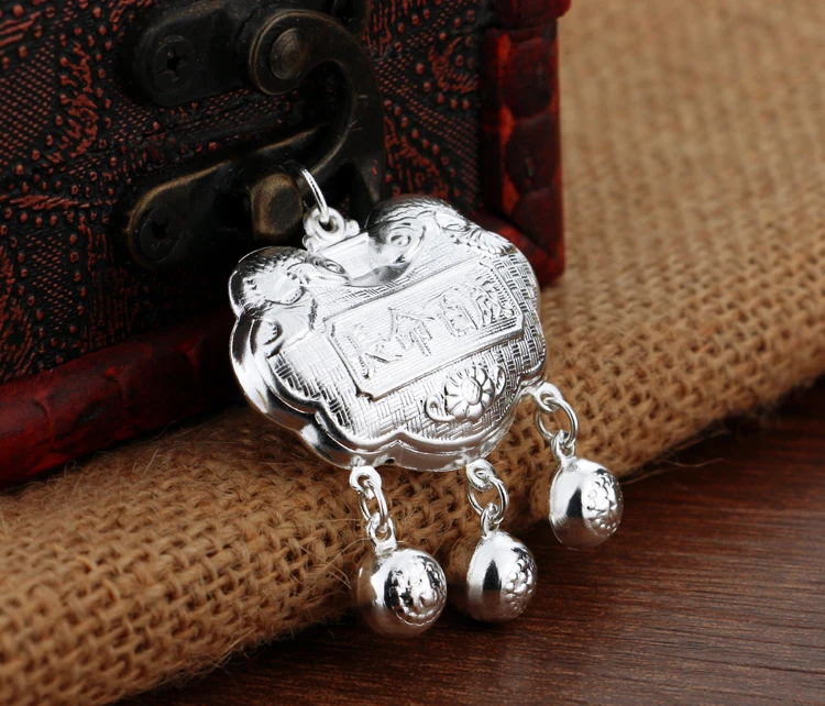 Chinese styleBaby 925 sterling silver necklace pendant.High quality 925Sterling silverBirthday gift | Украшения и аксессуары