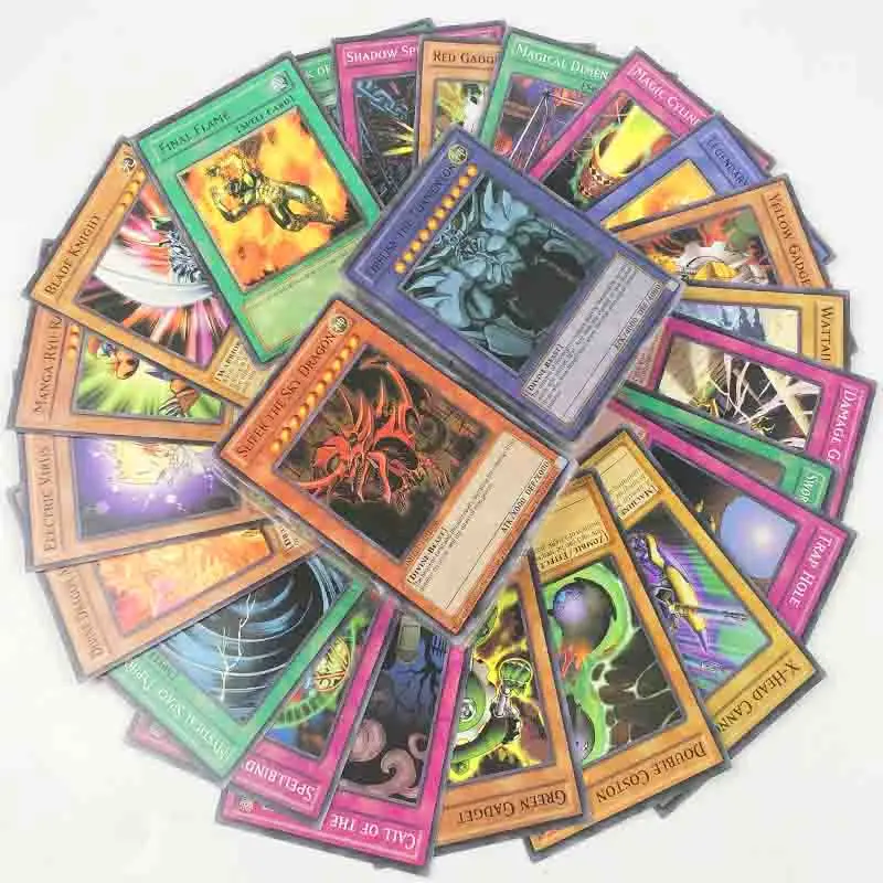 Yugioh 66 шт. набор карт Египетский Бог коллекционные игрушки для мальчика Yu Gi Oh легендарная игровая коллекция карт с металлической коробкой