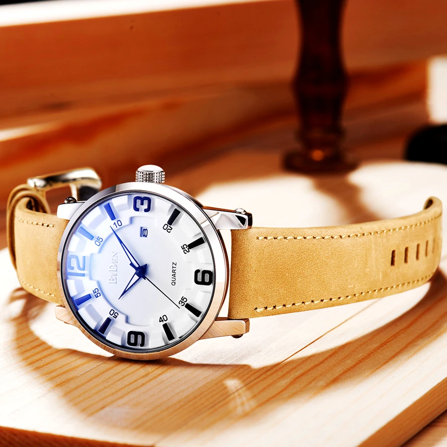 

BIDEN Men's watches Fashion Mens watches top brand luxury/Sport/military/Gold/quartz/wrist watch men clock relogio masculino
