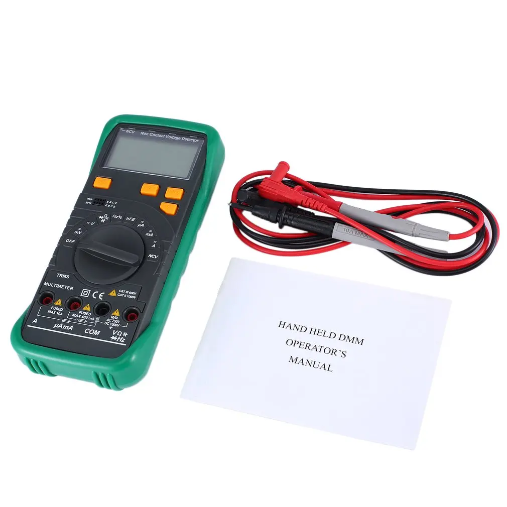 MAS345A Digital Multimeter AC/DC Ammeter Voltmeter Ohm Portable Meter Voltage Capacitance Tester | Инструменты
