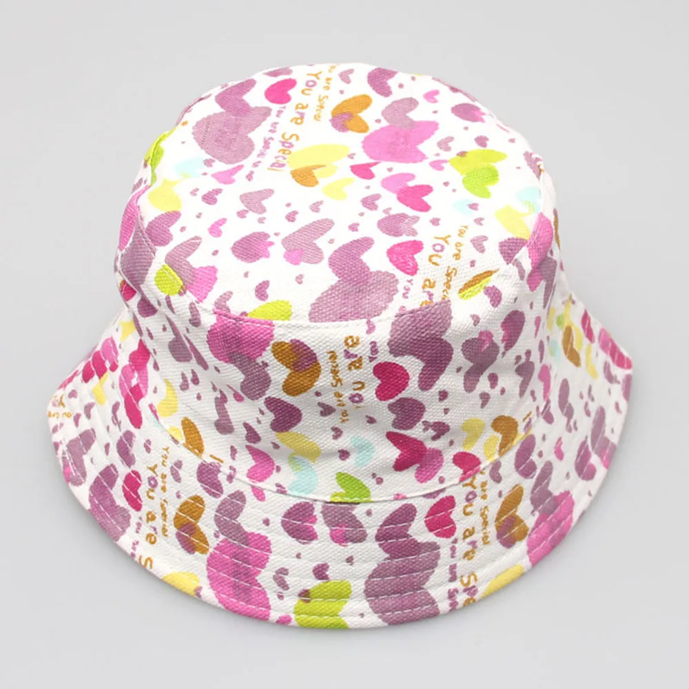 Toddler Baby Kids Boys Girls Floral Pattern Bucket Hats Sun Helmet Cap Soft Cotton Summer Infant Newborn Hat | Детская одежда и