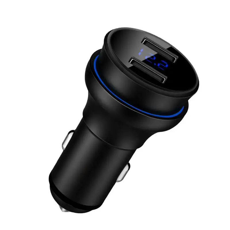 Универсальное автомобильное зарядное устройство с двумя USB портами и