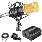 Neewer NW-800 микрофон и Phantom комплект питания: NW-800 микрофон + 48В фантомная мощность + адаптер питания + ударное крепление + защита от ветра
