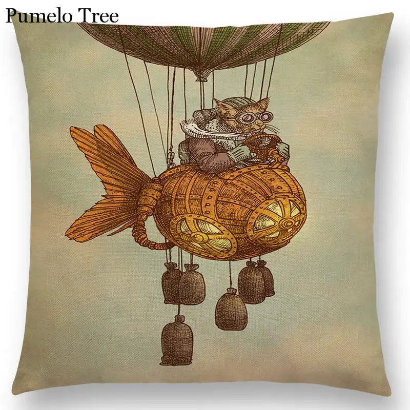 Горячая Распродажа винтажный стиль воздушный шар подводная лодка телескоп