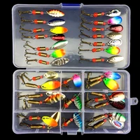 fishing lure beginner kit spinner bait 11 31 pieces rotating sequins spoons compound baits artificial lures