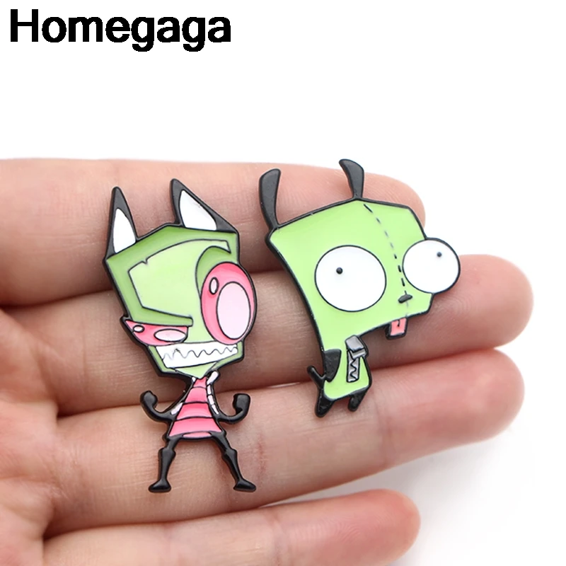 Homegaga Мультяшные цинковые булавки для рюкзака медаль на одежду сумок рубашек шляп