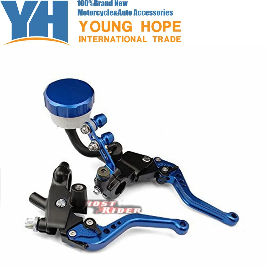 Быстрая доставка Универсальный мотоцикл синий Главный цилиндр тормозной муфты