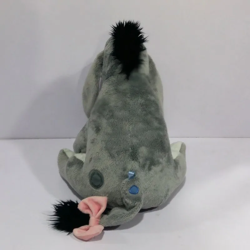 Бесплатная доставка 36 см = 14 дюймов серый Eeyore Ослик материал животное милая