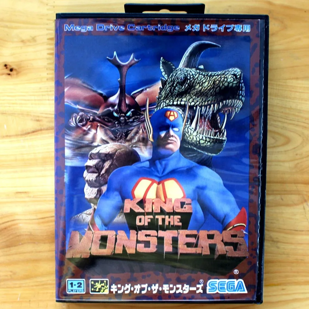 

King Of The Monsters 16 Bit SEGA MD Game Card With Retail Box For Sega Mega Drive For Genesis
