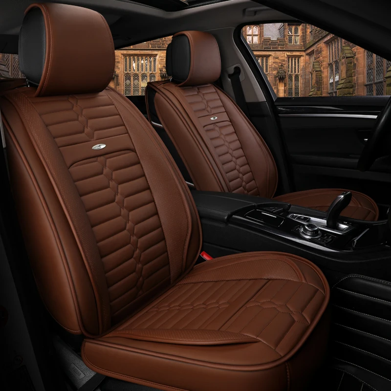 Чехол для автомобильного сиденья 5 дышащих кожаных сидений (спереди и сзади)