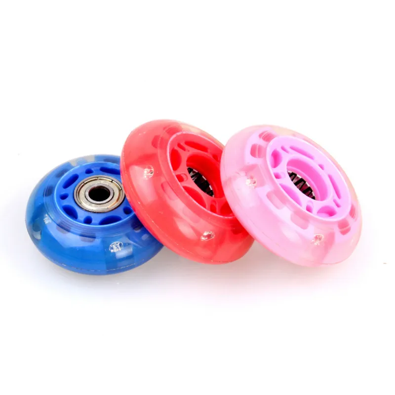 4 шт. роликовые коньки из ПУ кожи 70 мм|flashing roller|wheels inlineflashing roller skate wheels |