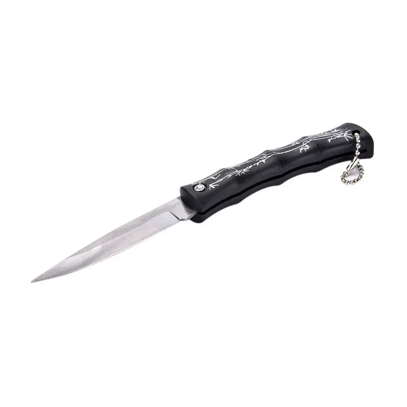 EDC couteau pare camp Открытый Письмо cuchillo facas посылка карманное лезвие посылка письмо Открытый Нож Бритва Овощечистка мульти пилинг - Цвет: Black Bamboo