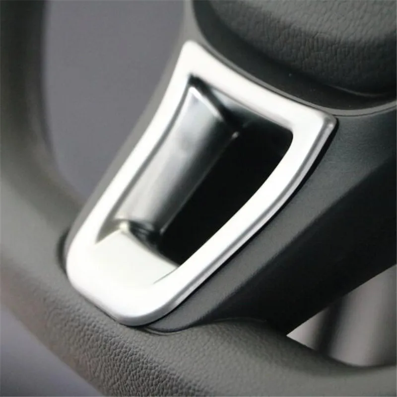 For 2016-2019 Touran Steering wheel sequin sticker New touran Interior decoration plastic plating silver modifying accessories | Автомобили