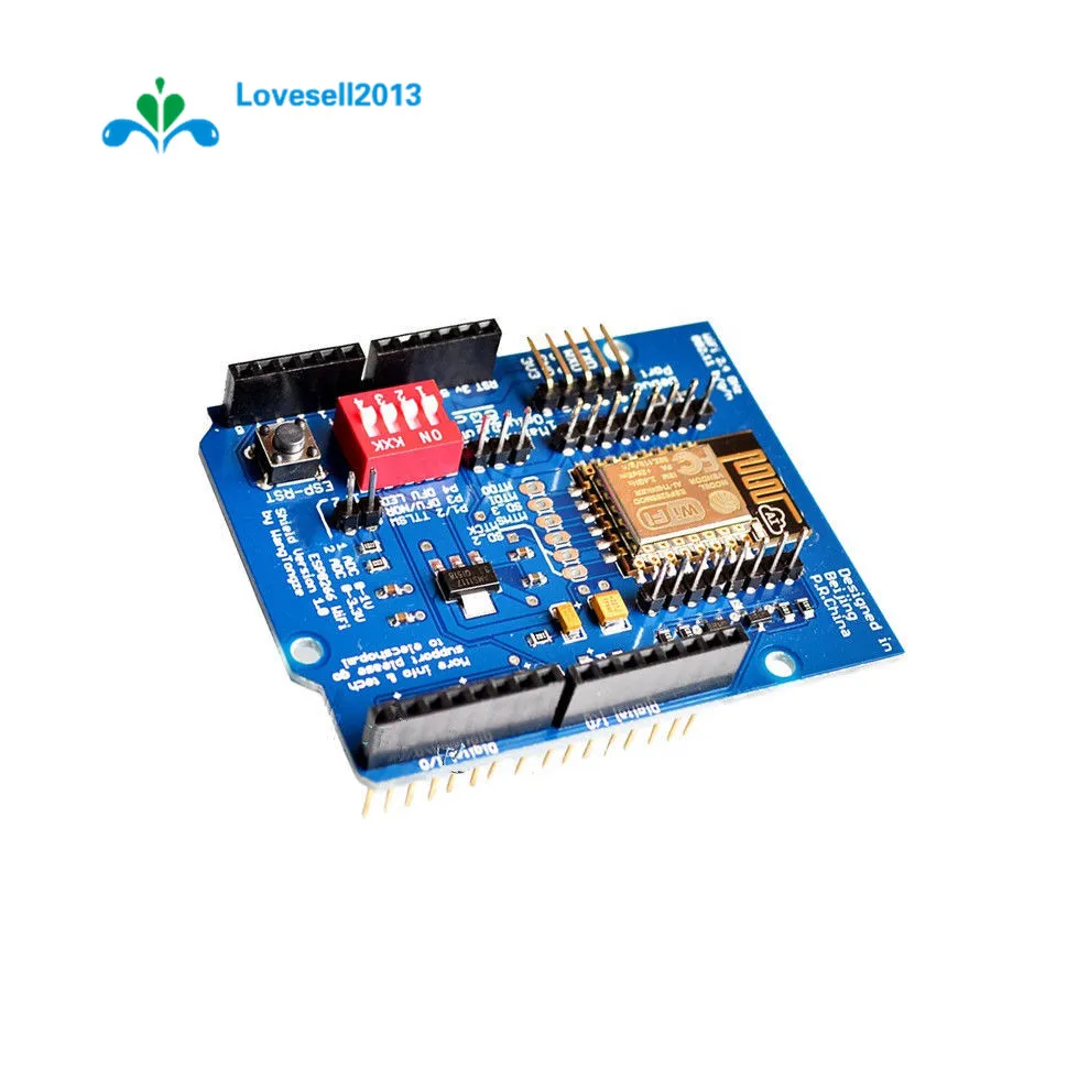 ESP8266 ESP-12E UART WIFI Wireless Shield Development Board For Arduino UNO R3 Circuits Boards Modules | Электроника