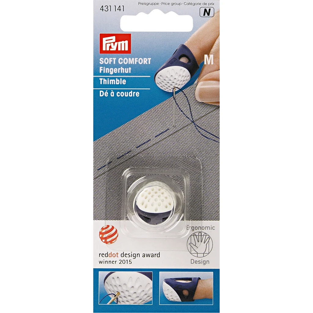 431141-M Германия Prym thimble 431140 431141 431142, ручной DIY, Швейные аксессуары, пэчворк, шитье, эргономичный дизайн - Цвет: 431141-M