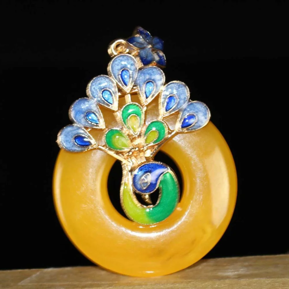 free shipping S925 silver inlay chalcedony Agates Pendant beeswax Fashion Jewelry Cloisonne sweater chain | Украшения и