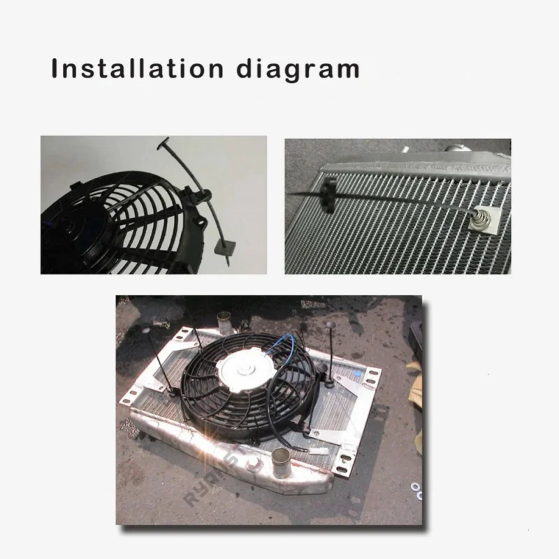 

Electric Radiator Fan Mounting Tie Rod Kit Bracket Parts Set Fan Fittings of General Electric Cooling Radiator for Automobile