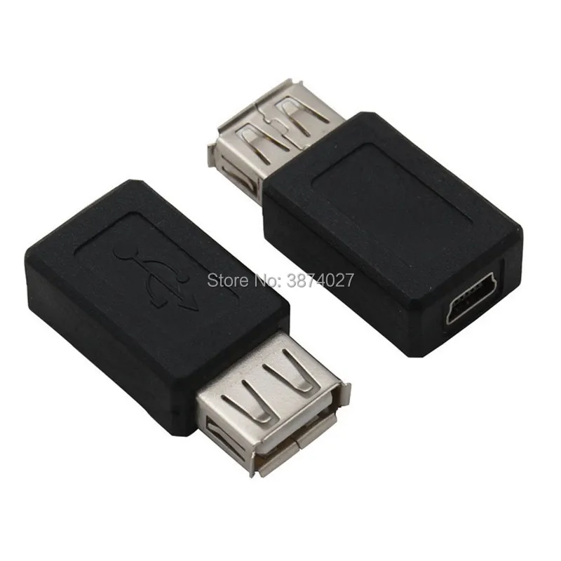 5 шт./лот USB 2 0 A Тип мама к Мини usb 5pin адаптер от до mini B|Кабели USB| |