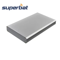 superbat 4 332 600 63 aluminum junction box instrument electronic amplifier pcb enclosure case with screws 1106616mm