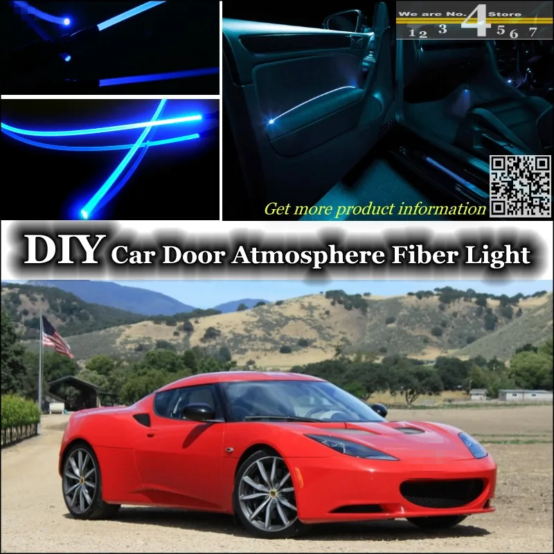 

interior Ambient Light Tuning Atmosphere Fiber Optic Band Lights For Lotus Evora Inside Door Panel illumination (Not EL light)