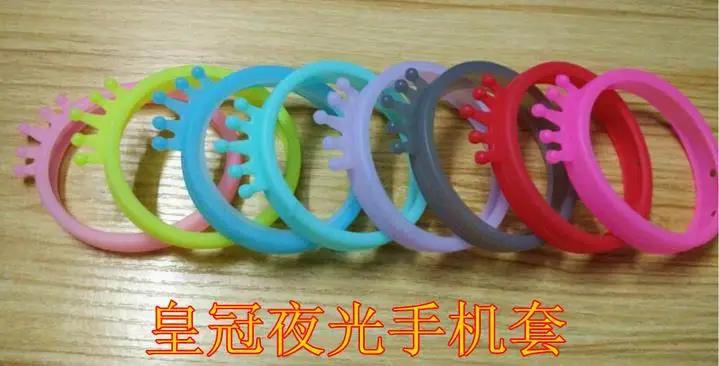 hot selling luminous silicone bumber universal 3.5-5.5 inch mobile phone cheapest frame bumper 5 designs stocked |