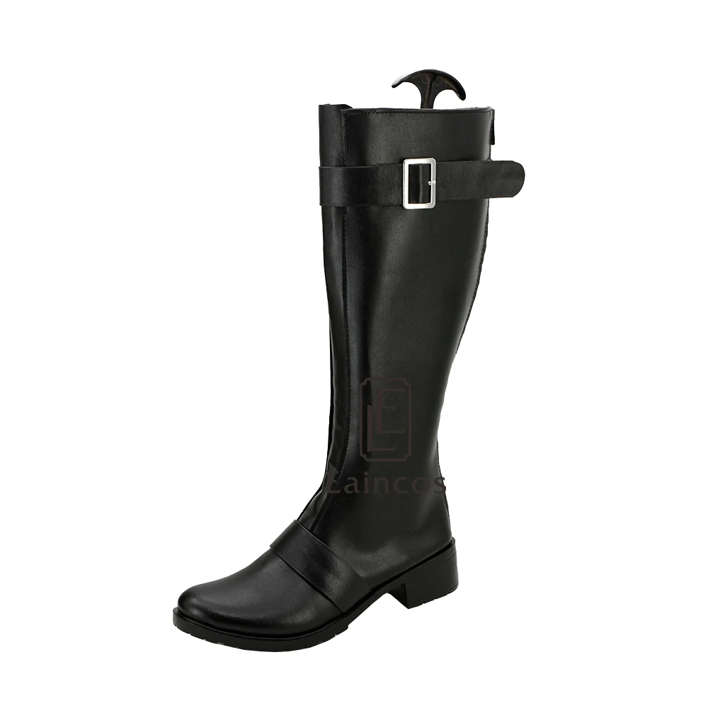 

Game Touken Ranbu Online Taikokane Sadamune Cosplay Shoes Black Boots Custom-made