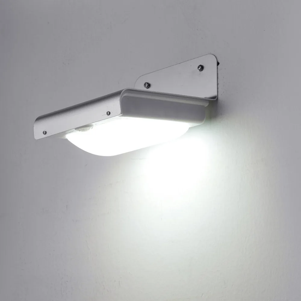 LED 16 светодиодов на солнечных батареях датчик света водонепроницаемый PIR
