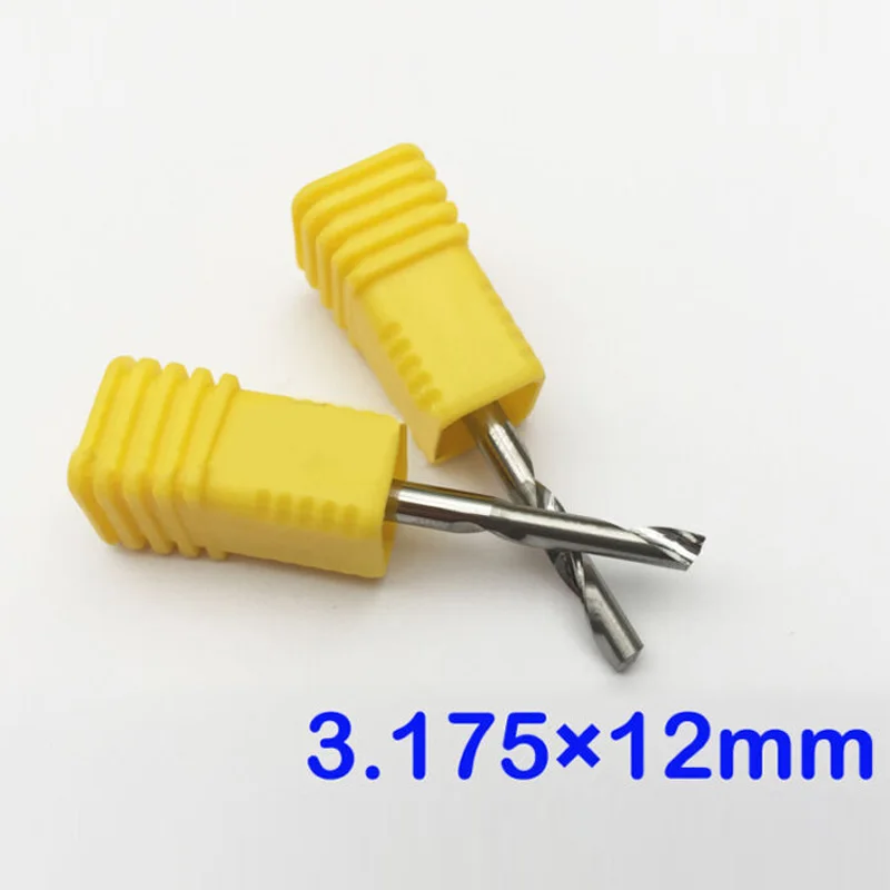 Новый 5 шт. алюминиевая резка одна зубая с ЧПУ маршрутизатор резцы для фрезы