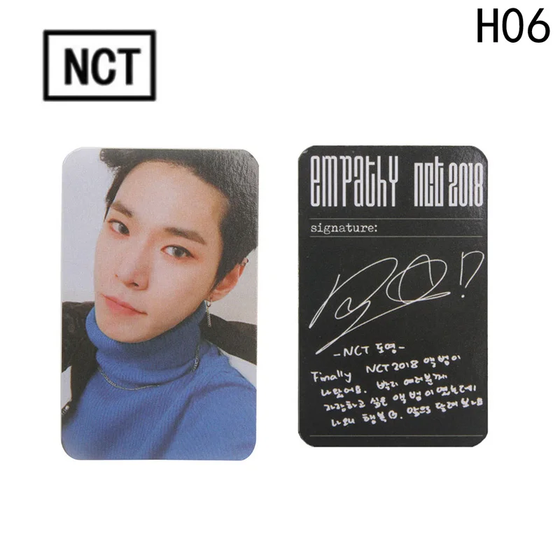 Новое поступление K pop NCT U 127 карт многоцветная версия 2018 бумажная Фотокарточка