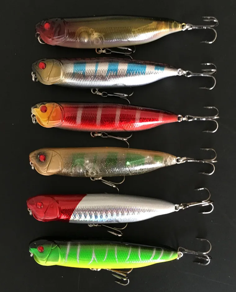 

1Fishing Dog Lure Hard Bait Artificial Pencil Lures Minnow Type Topwater Zigzag Sea Fishing Baits 10.5cm/11g