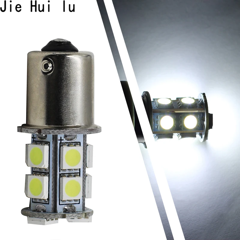 Стайлинг автомобиля 100 шт. грузовик 12 В 1156 BA15S 13 светодиодный LED P21W 5050 BAY15D задний