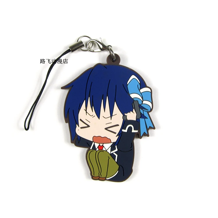 Nisekoi Ichijyo Raku Kirisaki Chitoge Onodera Kosaki Tsugumi Seishiro фигурка аниме модель резиновый брелок Подвеска 6 см