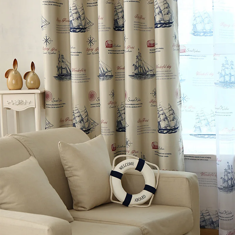 Сельские занавески для гостиной столовой спальни ткань детская комната