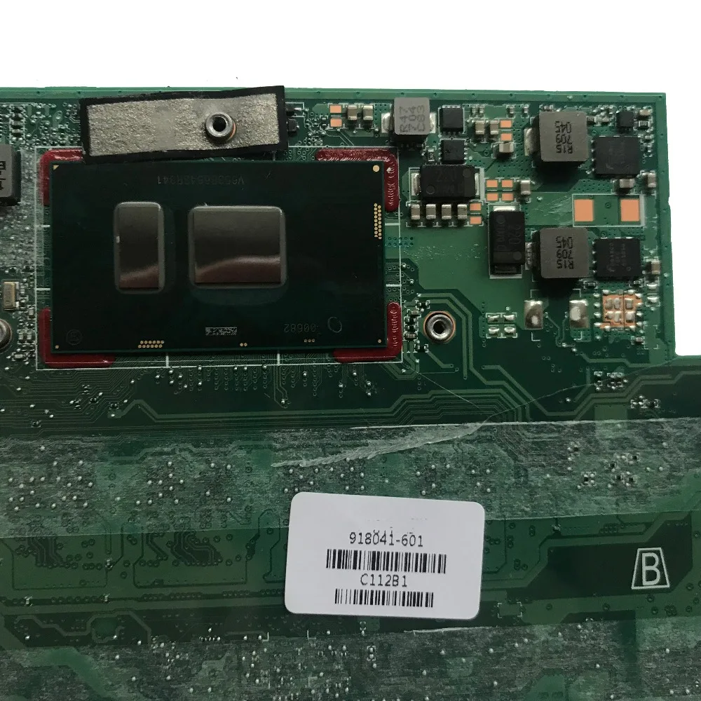 Отлично подходит для HP X360 13-AC Материнская плата ноутбука I7-7500U 16gb 918041-001 918041-601