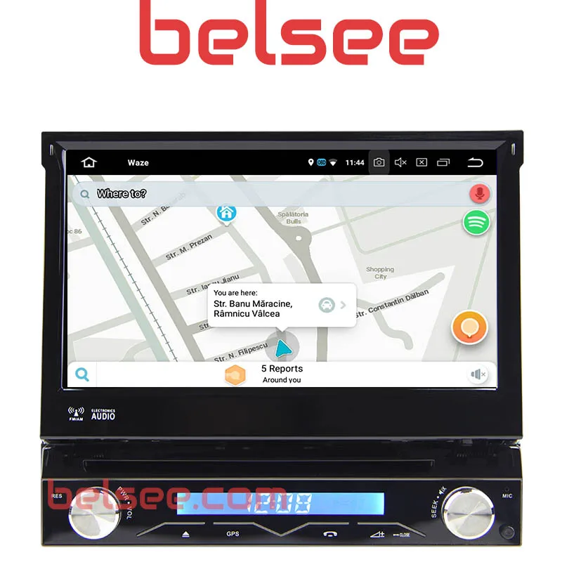 Belsee Octa Core PX5 Ram 4 + 32GB Android 8 0 один 1 Din Универсальный Авто Радио мультимедийный плеер