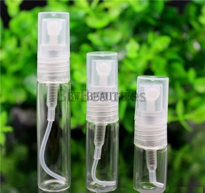 

2ml 3ml 5ml Empty Mini Perfume Mist Spray Glass Refillable Bottle,Sample Bottle, Small Atomizer Sprayer Vial Container