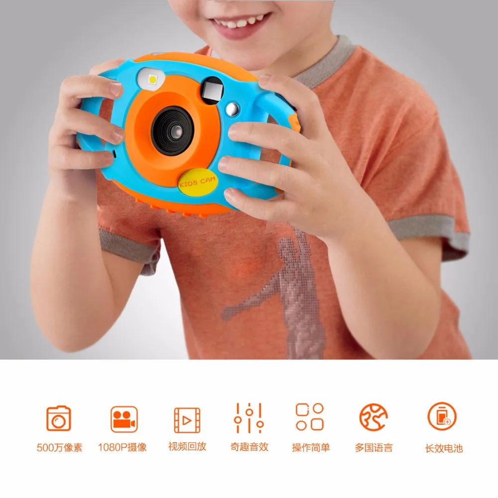 5MP Cartoon 1.77&quot Mini LCD Camera 500W Digital Kids Cam Fresh Camcorders For Children Funny Automatic Gift for Child |
