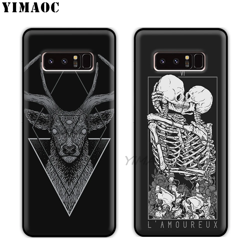 YIMAOC Черный Мягкий ТПУ силиконовый чехол для Samsung Galaxy S10 S10e S9 S8 Plus S7 S6 Edge &amp J6 |