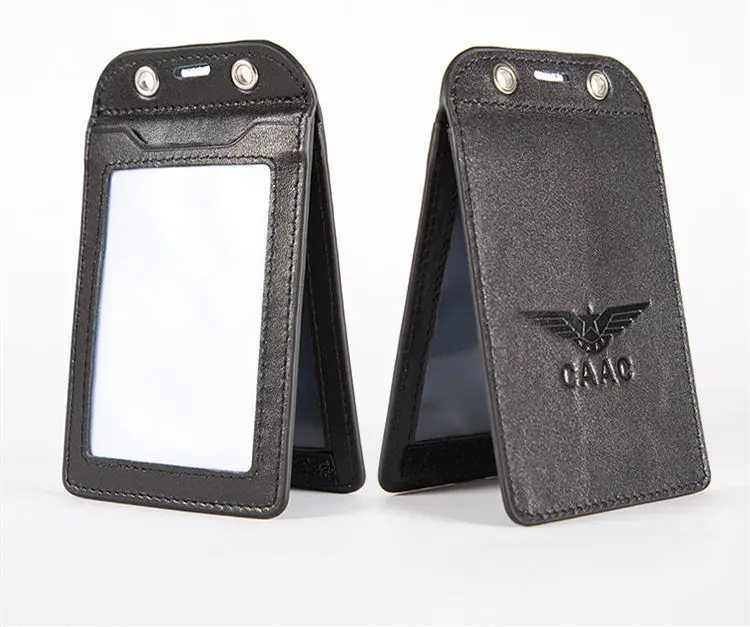 Чехол из натуральной кожи для удостоверения личности чехол посадки двухслойный 3