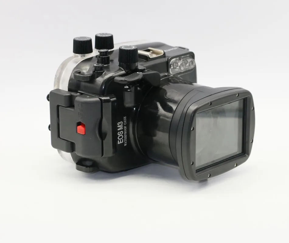 Waterproof Underwater Housing Camera Case for canon EOS-M3 Mark III 18-55mm Lens | Электроника
