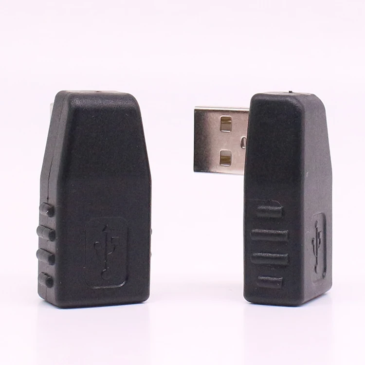 USB 2 0 типа Папа папа женский угол адаптер синхронизация данных Муфта конвертер