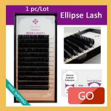 Genie 20pcs/lot All Sizes Mink Eyelash Extension Artificial Eyelash Fake False Eyelash