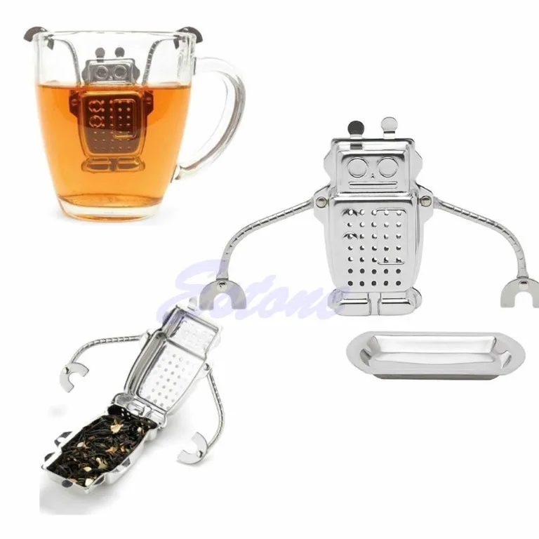 1 шт. робот подвесной чайный листовой диффузор Infuser Нержавеющее ситечко травяной